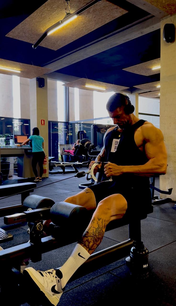 Rodrigo Crisostomo em treino