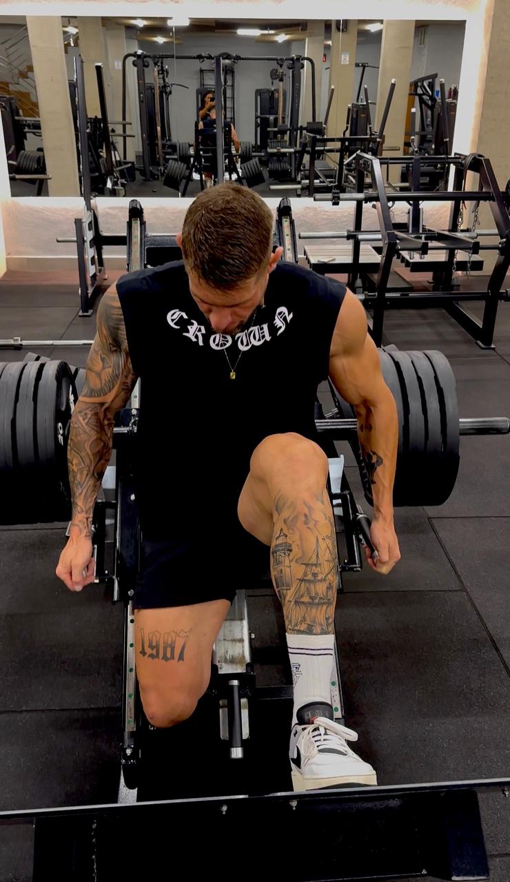 Rodrigo Crisostomo treinando